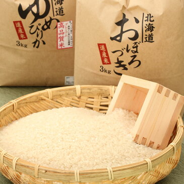 お歳暮 御歳暮 送料無料 北海道 お取り寄せ お米 プレミアム ゆめぴりか おぼろづき 6kg