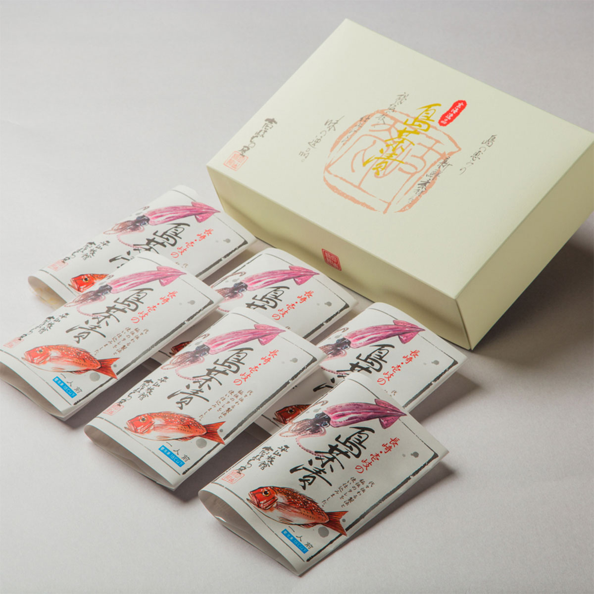 島茶漬け（鯛・烏賊）6人前ギフトセット〔（鯛茶漬け、烏賊茶漬け、茶漬けの素、梅...