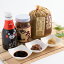 送料無料 くまモン 七福セット〔甘酒・麦白粒味噌・甘かもん醤油・もろみ・かりんとう〕 合資会社七福醤油店 熊本県