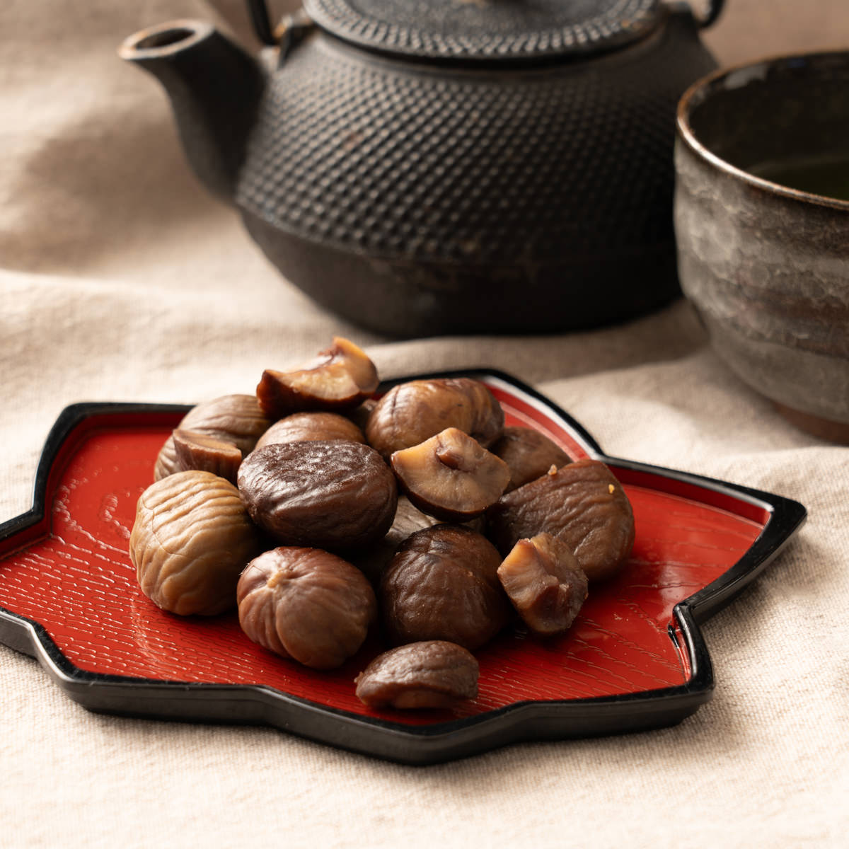 無選別むき甘栗 レトルトパウチ 天津甘栗 4袋 有機 甘栗 むき栗 おやつ お茶請け 有機むき甘栗 ポスト投函便