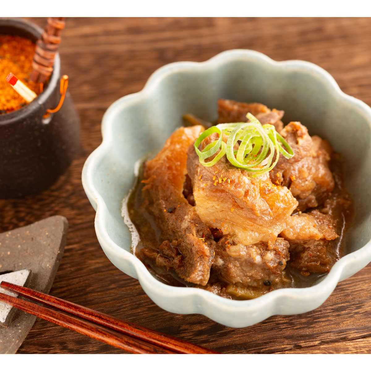 日本料理寺田 国産牛の和風牛すじ煮込み 6袋 和風惣菜 国産 牛肉 おかず 冷凍 簡単調理 便利 惣
