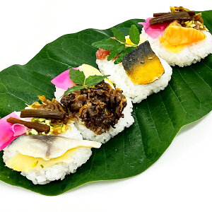 ほう葉寿司 飛騨牛しぐれ煮 あゆ さけ さば 4種計8個 食べ比べ 寿司 ごはんもの 冷凍 朴葉寿司 お取り寄せ 岐阜 郷土料理 ほおばずし