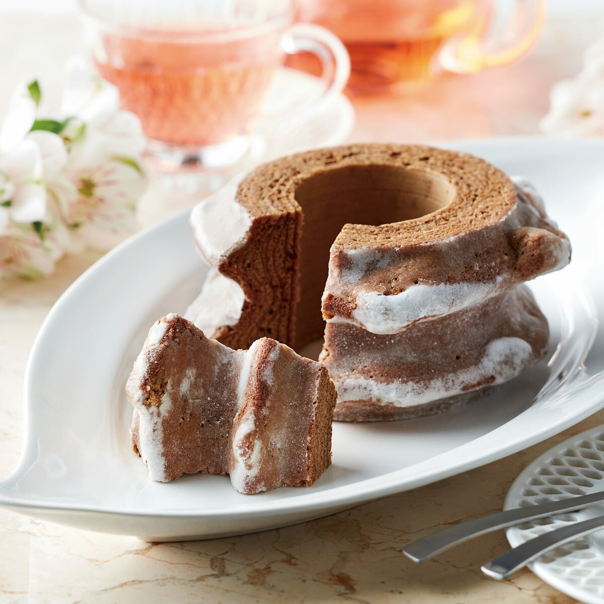 ラ・ベットラ・ダ・オチアイ コーヒーバウムクーヘン ギフト 2山 スイーツ 焼き菓子 洋菓子 落合シェフ監修 バームクーヘン 東京都 銀座 ケーキ