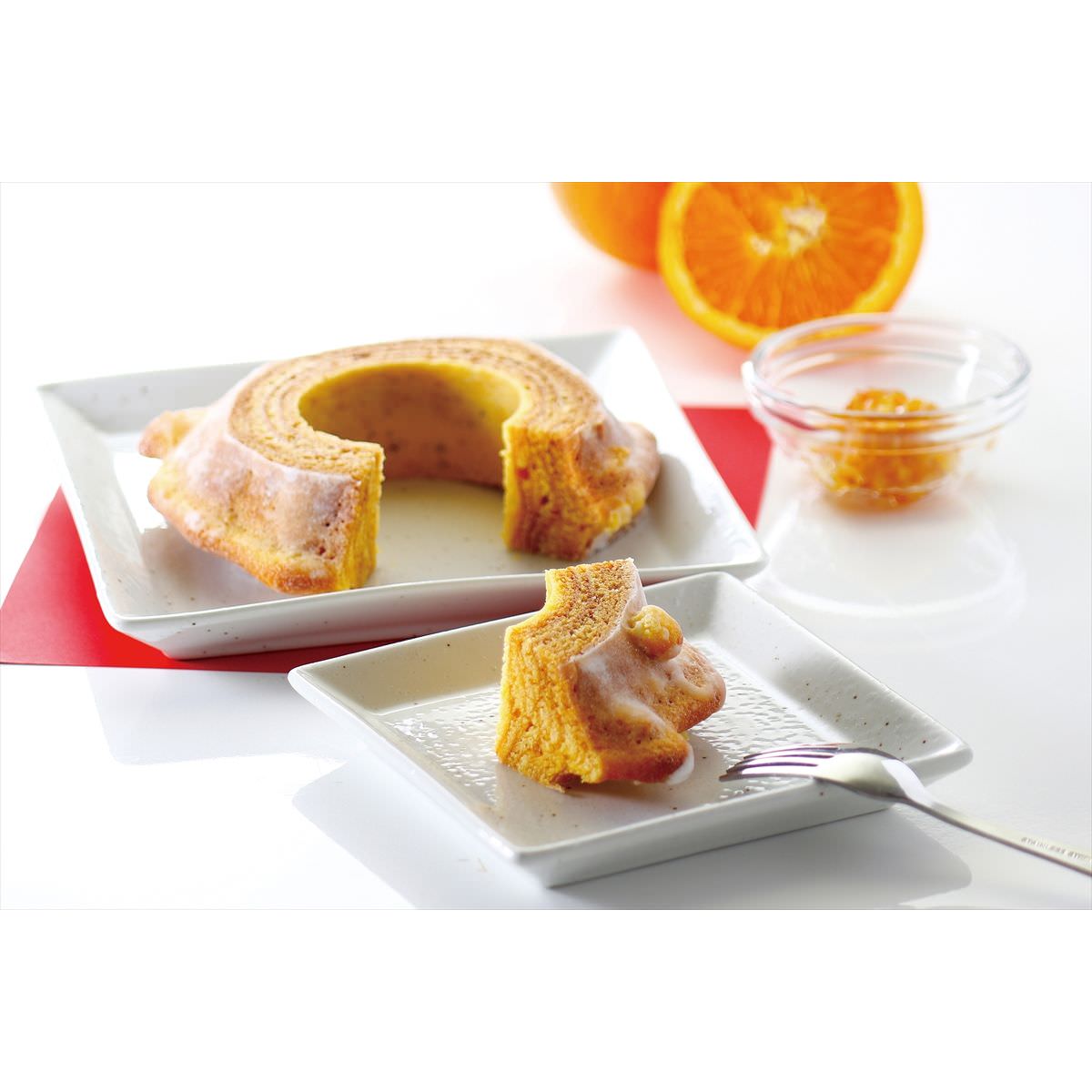 「ラ・ベットラ・ダ・オチアイ」バウムクーヘン(オレンジピール入り)