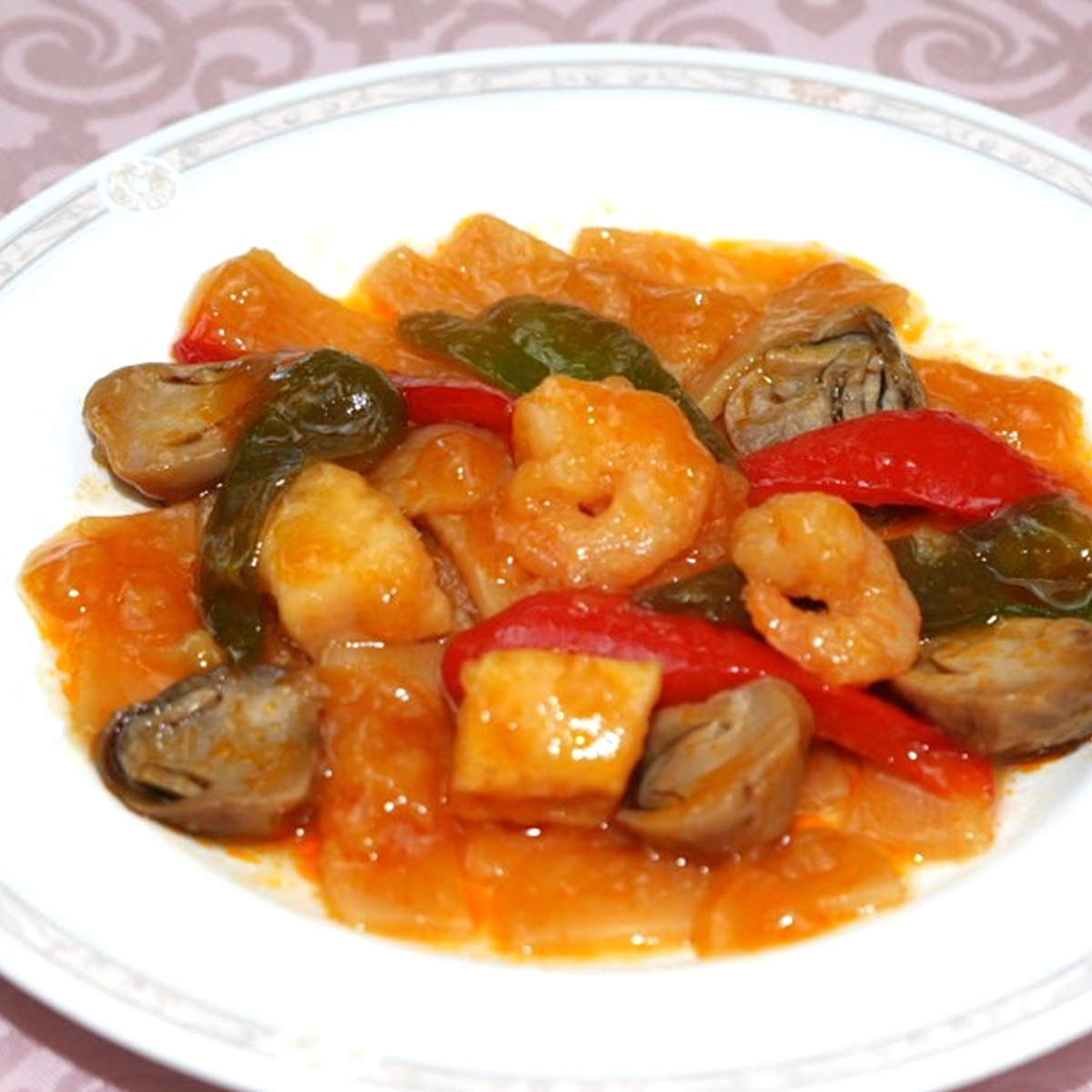 赤坂四川飯店 監修 えびといかの甘酢唐辛子炒め ギフト 5パック入 中華惣菜 冷凍 おかず 温めるだけ 中華総菜 冷凍食品