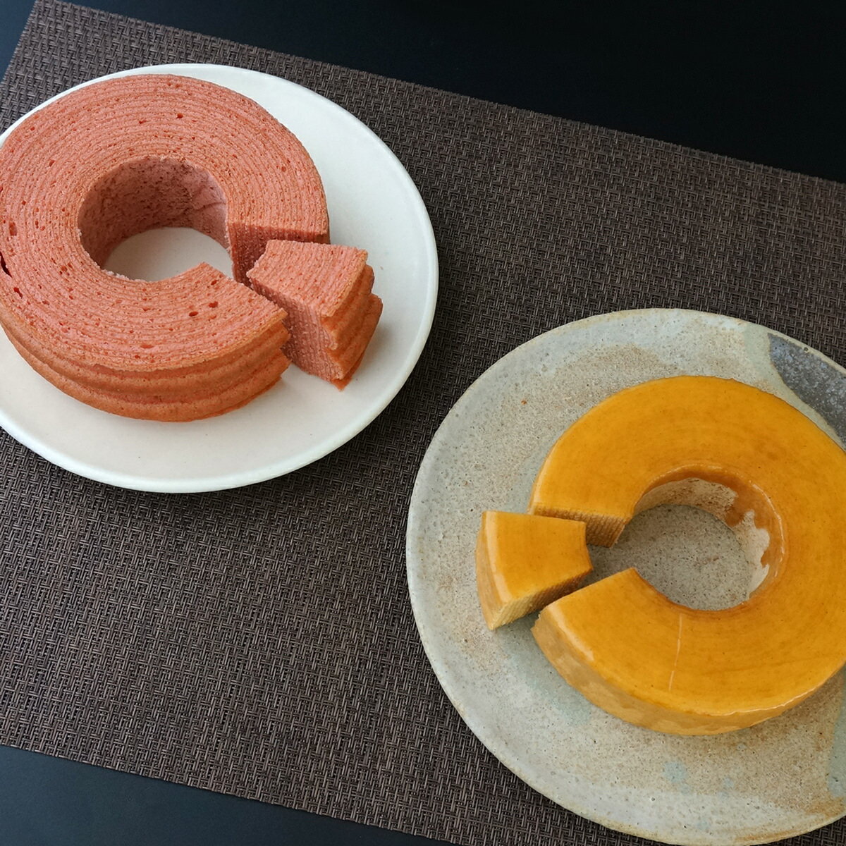 富有柿&薔薇のバウムクーヘン 富有柿バウムクーヘン 岐阜 ご当地スイーツ バウムクーヘン お菓子 おやつ 洋菓子 バームクーヘン