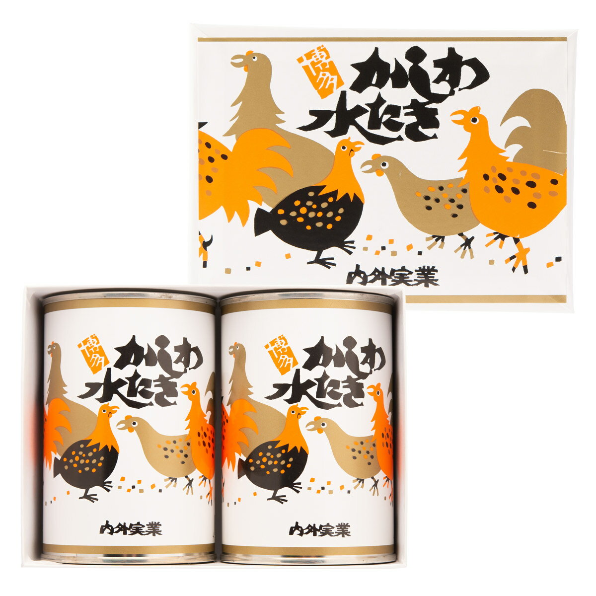 かしわ水炊き 小2缶 セット 缶詰 水炊き 鍋の素 惣菜 鶏肉 博多水炊き かしわ 鍋スープ 骨付き 料理の素 国産 スープ