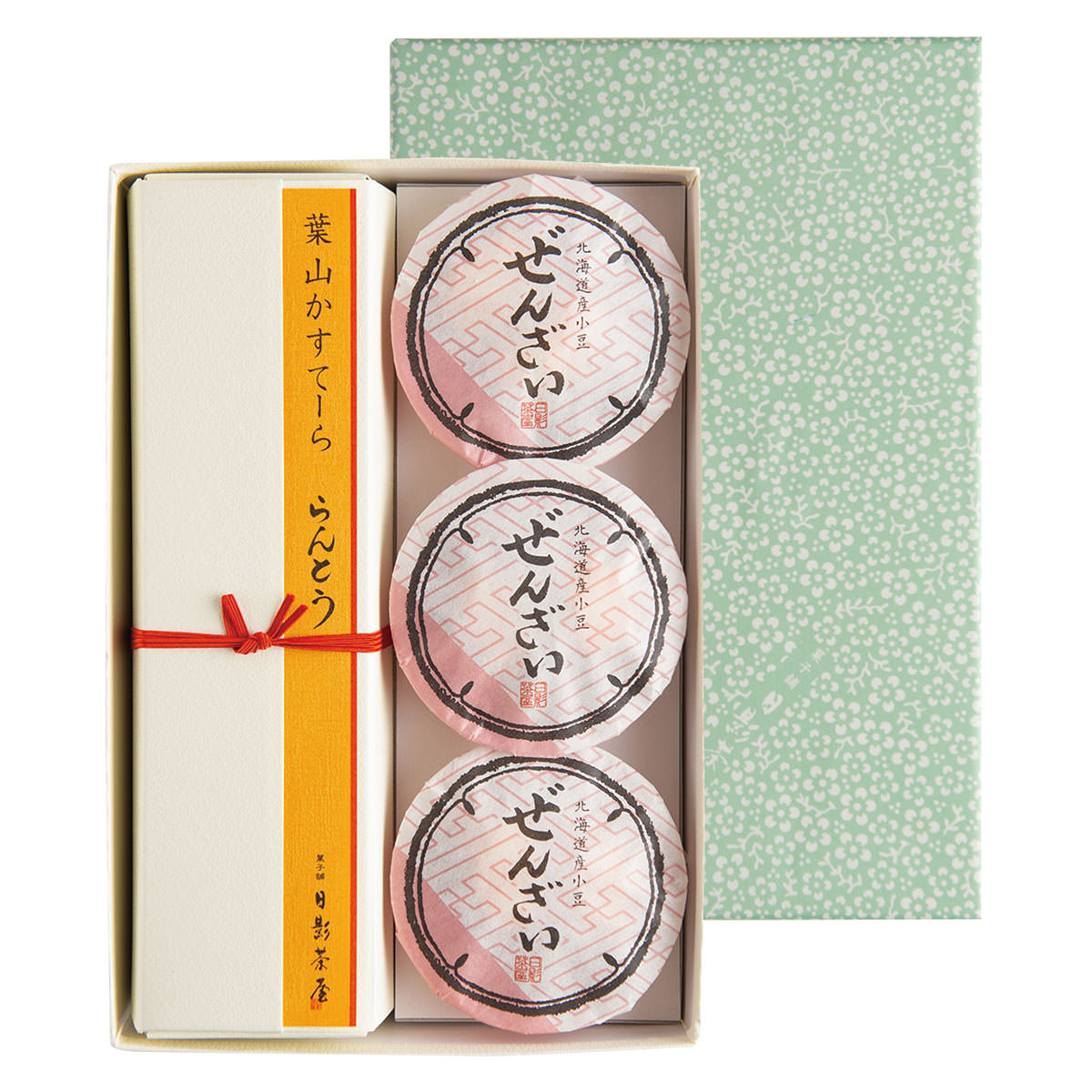 葉山 かすてーら らんとう ぜんざい 詰合せ 2種詰合せ カステラ 和菓子 あずき 卵糖 焼き菓子 お菓子 和スイーツ おやつ スイーツ ご当地スイーツ お取り寄せスイーツ 神奈川 日影茶屋のサムネイル