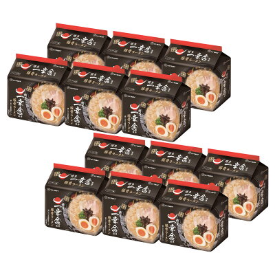 産直お取り寄せニッポンセレクト 【10%割引】一幸舎監修 豚骨ラーメン 袋麺 5食入6袋2箱 インスタントラーメン 簡単調理 ラーメン 軽食 昼食 夜食 とんこつ ノンフライめん とんこつラーメン 元祖泡系 博多 本格 濃いめ 豚骨スープ 画像2