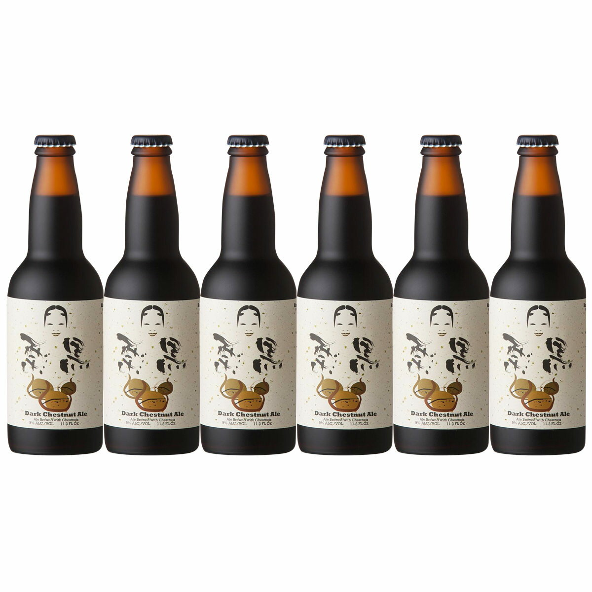 宮崎ひでじビール栗黒6本ギフトセットビールお酒地ビール黒ビールインペリアルスタウトクラフトビール九州ワールドビアアワード宮崎県産瓶熟成宮崎