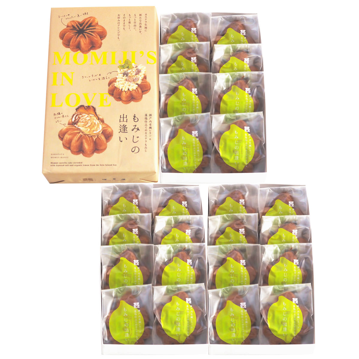 【10%割引】もみじ饅頭 もみじの出逢い 4箱 まんじゅう 和菓子 カステラ 和スイーツ 瀬戸内 オーガニックレモン 藻塩 デザート スイーツ もみじまんじゅう 宮島 広島名物 名菓 ご当地スイーツ お取り寄せスイーツ 博多屋