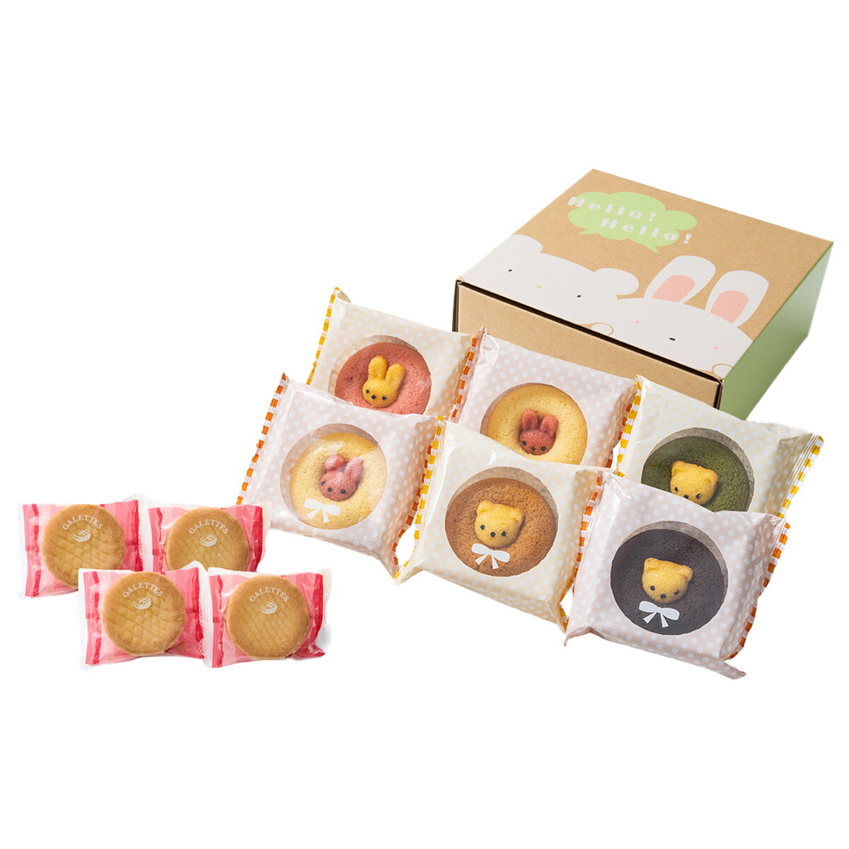 アニマルドーナツ 6種 焼菓子 詰め合わせ 食べ比べセット スイーツ 個包装 焼ドーナツ おやつ クッキー お茶菓子 nipponselect-10230986 産直お取り寄せNセレクト サンプル画像2