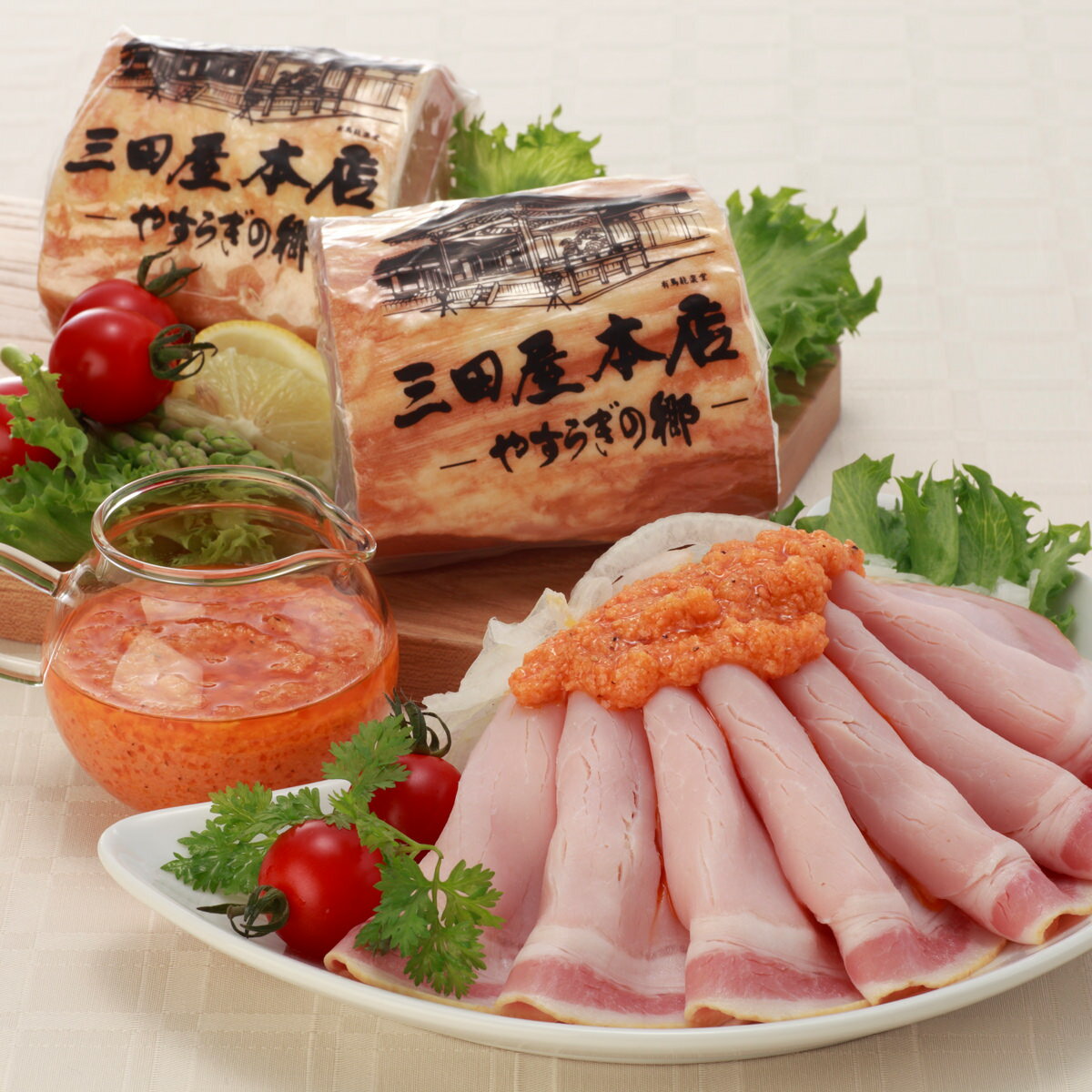 三田屋本店 ロースハム詰合せ 3種 詰め合わせ ハム レッシング ハムギフト おつまみ オードブルのサムネイル