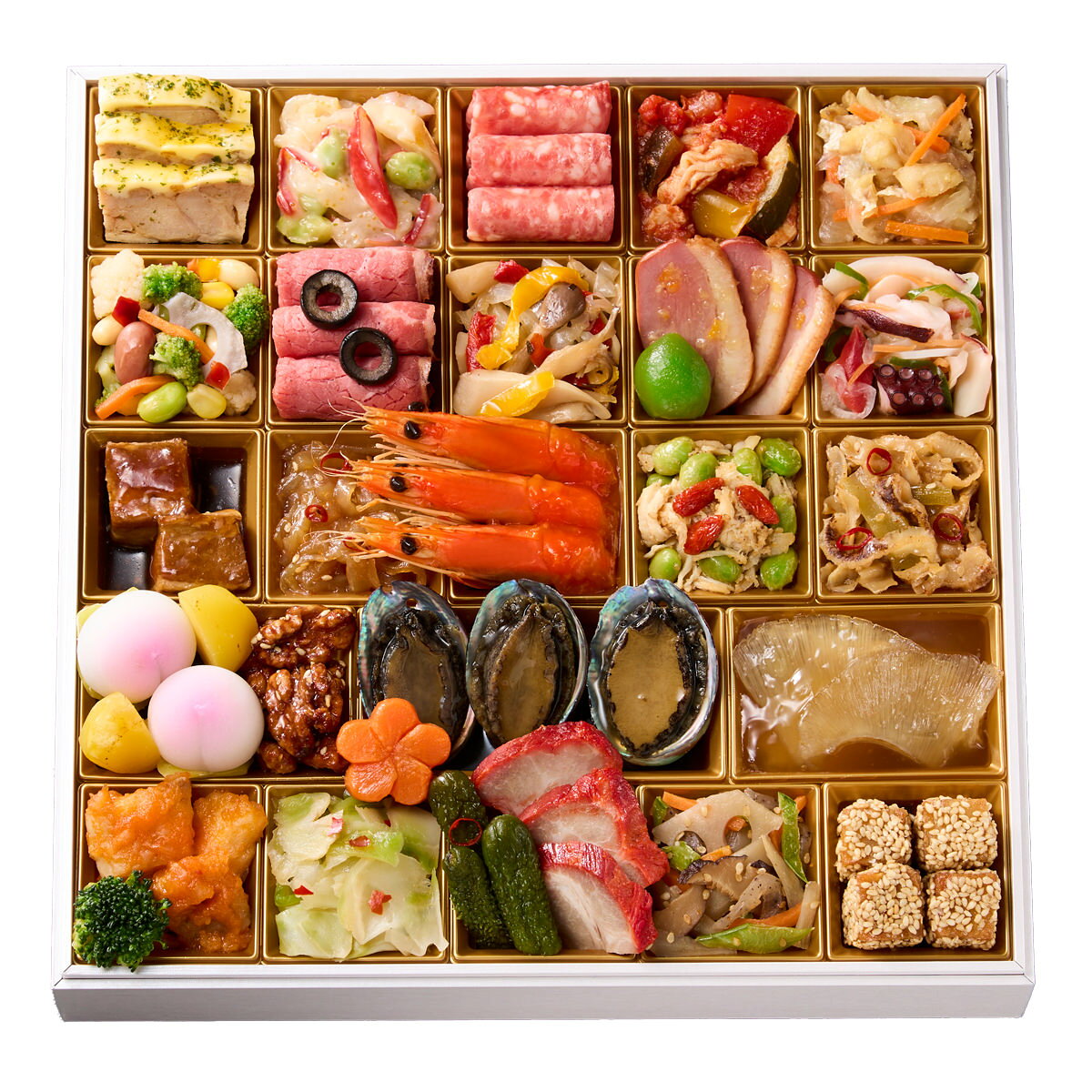 京都 しょうざん 洋中おせち 桜蘭 一段重 2〜3人前 31品目 御節料理 お正月 おせち 惣菜 冷凍 縁起物 正月料理【沖縄県・離島 配送不可】 nipponselect-10233147 産直お取り寄せNセレクト サンプル画像2
