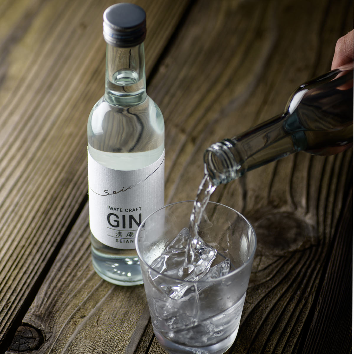クラフトジン 3本 セット ジン 40度 300ml 国産 スピリッツ お酒 アルコール 飲料 酒 オンザロック ソーダ割 清庵 SEIAN 岩手 世嬉の一酒造...