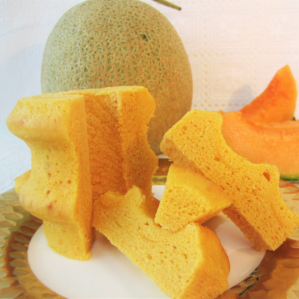 手づくり絶賛函館ばうむ メロン 3個入 バウムクーヘン 洋菓子 焼き菓子 スイーツ お菓子 赤肉メロン 北海道 函館 バームクーヘン ご当地スイーツ お取り寄せスイーツのサムネイル