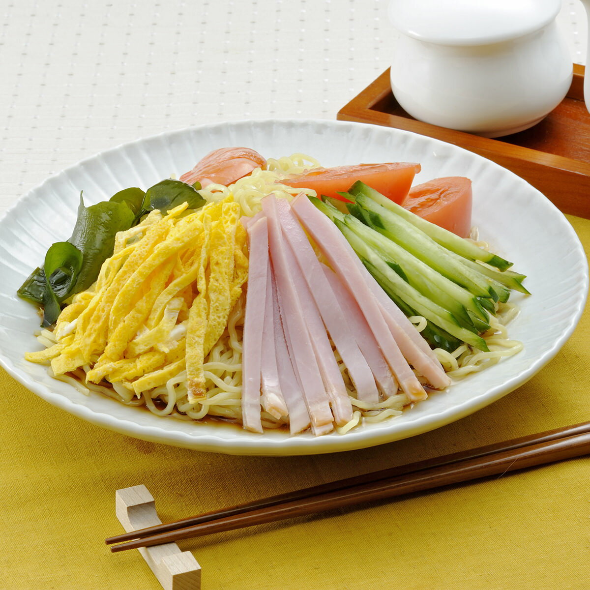 仙台冷やし中華 しょうゆ味 冷やし中華 麺類 仙台 ちぢれ麺 生麺 しょうゆ えごま油 さっぱり 冷し中華