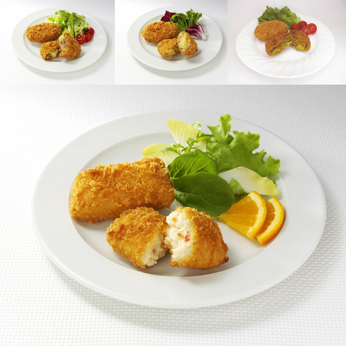 コロッケ 4種 食べ比べセット 詰め合わせ コロッケ 詰合せ 冷凍 惣菜 かにクリームコロッケ 和牛コロッケ かぼちゃコロッケ 北海道 和牛 きたあかり かぼちゃ 電子レンジ 簡単調理 時短 おかず お弁当 便利 温めるだけ オホーツク FOOD Labのサムネイル