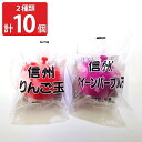 中高冷菓 信州プレミアムフルーツアイスセット 2種計10個 アイス詰合せ りんごアイス おやつ ぶどうアイス【沖縄県・離島 配送不可】