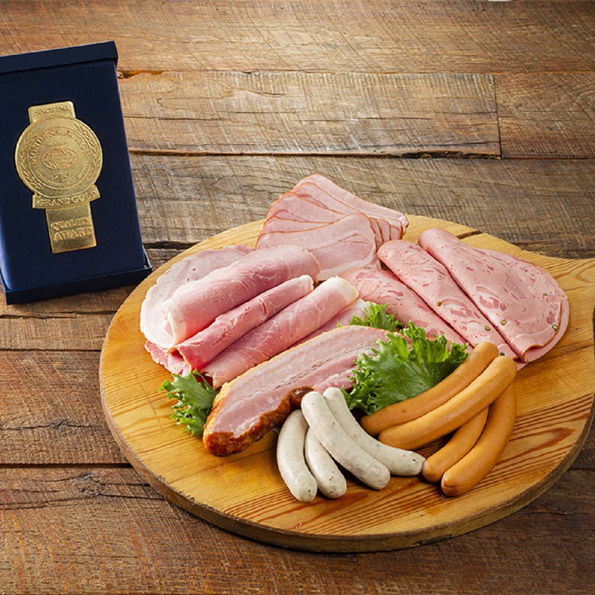 日進ハム モンドセレクション最高金賞受賞セット雅 6種 詰合せ ハム ソーセージ ベーコン おつまみ リヨナーソーセージ ホワイトハム スライス ベーコンスライ...