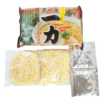 産直お取り寄せニッポンセレクト 敦賀ラーメン 一力 2人前入6袋 ラーメン 豚骨 鶏ガラ 醤油味 麺類 生めん 中華そば 福井 敦賀ラーメン一力 いちりき 監修 つるがラーメン 敦賀ラーメン街道 豚骨醤油 軽食 夜食 画像3
