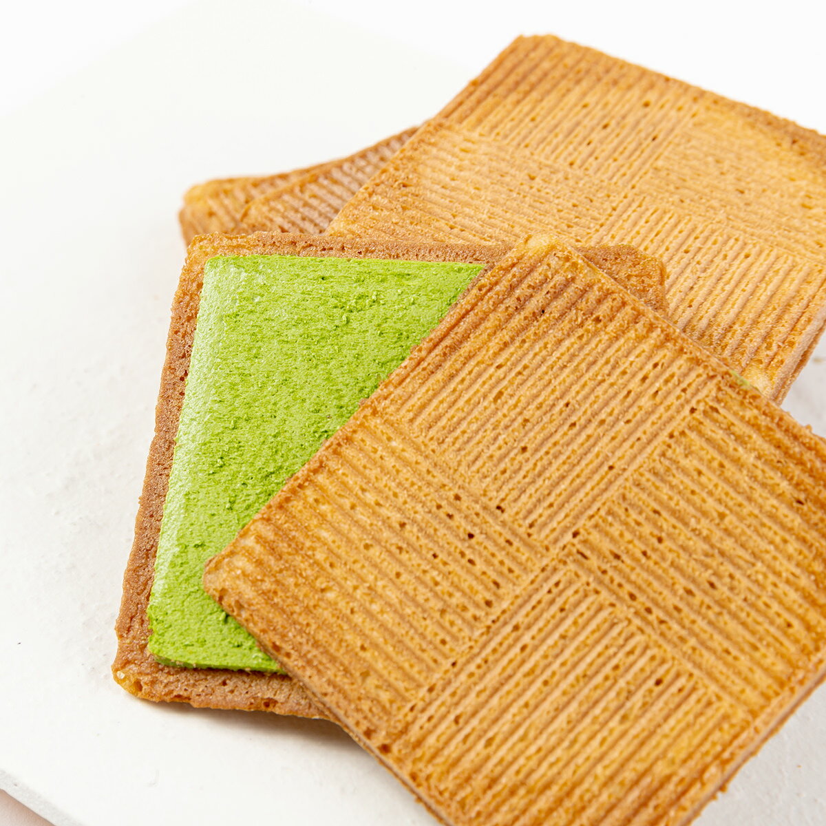 抹茶クリームせんべい 2箱 せんべい 和菓子 スイーツ 抹茶 お菓子 おやつ 抹茶スイーツ 宇治抹茶 京都 お土産 ご当地スイーツ お取り寄せスイーツ 京せんべい 関製菓本舗 藤兵衛庵のサムネイル