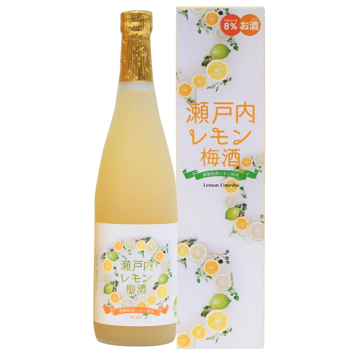 瀬戸内レモン梅酒 720ml 愛媛 名門サカイ 梅酒 お酒 レモン リキュール レモンのお酒 愛媛県産 添加物不使用