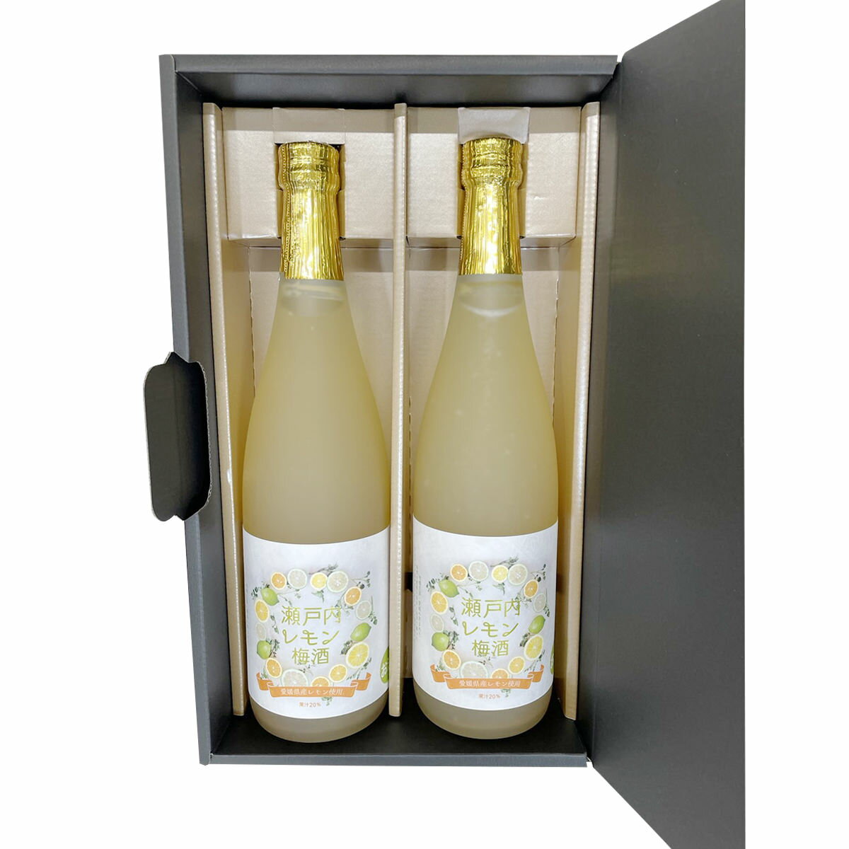 瀬戸内レモン梅酒 720ml2本セット 愛媛 名門サカイ 梅酒 お酒 レモン リキュール レモンのお酒 愛媛県産 添加物不使用