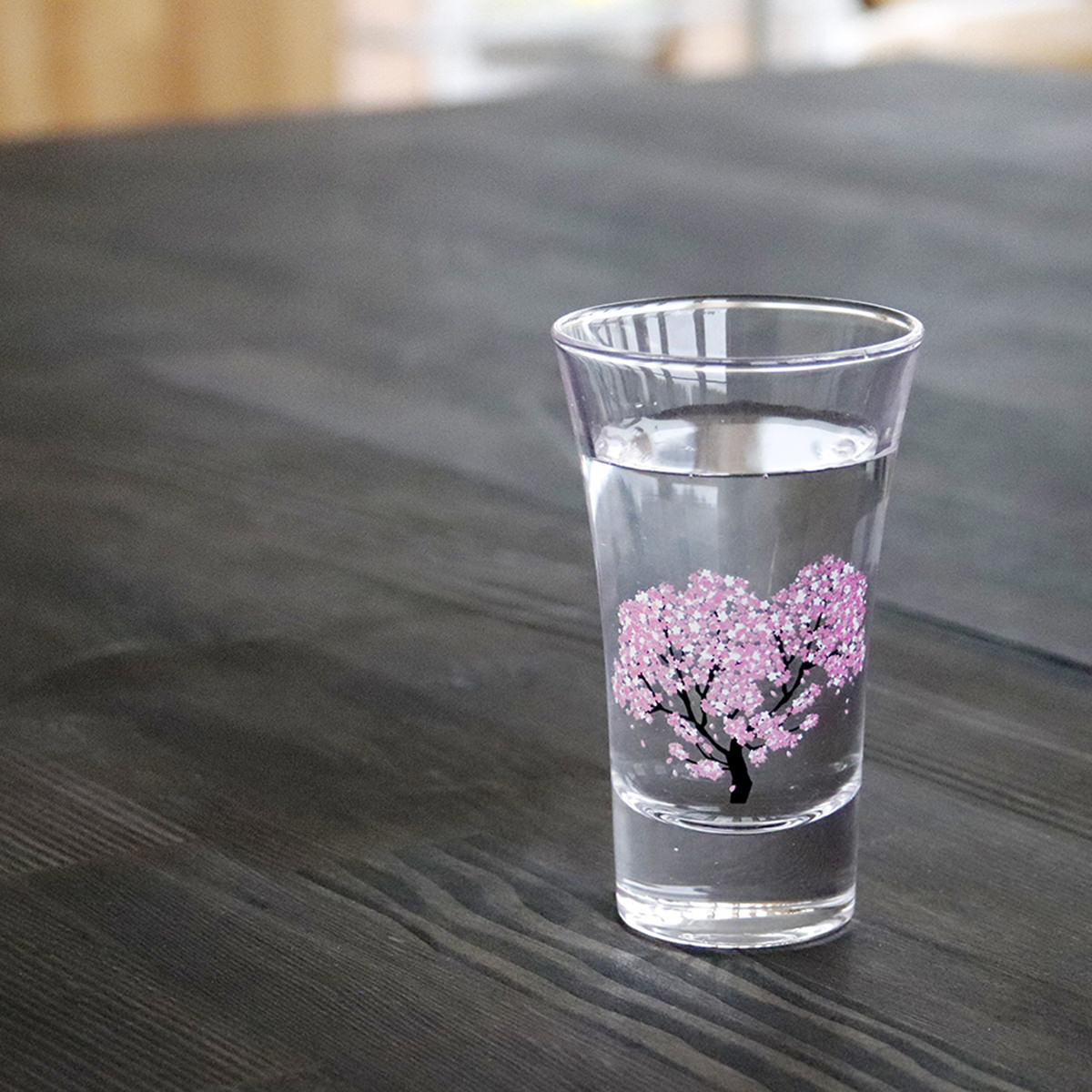 冷感桜グラス天開ペアセット 食器 グラス ペアグラス かわいい ペア コップ おしゃれ ガラス食器