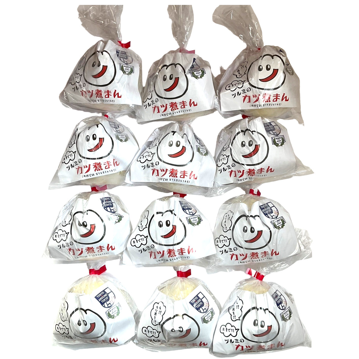 ツルミ食堂 カツ煮まん 12個セット 点心 和風惣菜 カツ煮 肉まん 肉惣菜 肉料理 惣菜 おかず おつまみ 米粉 カツ丼 とんかつ 豚まん【北海道・沖縄県・離島 配送不可】 nipponselect-10152705 産直お取り寄せNセレクト サンプル画像2