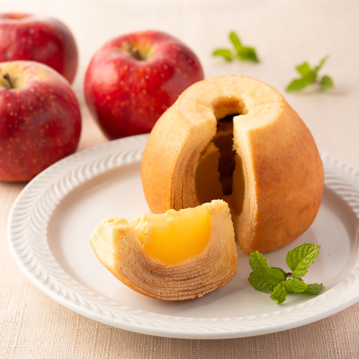 アップルクーヘン 2個セット 洋菓子 リンゴ 青森 スイーツ バウムクーヘン お菓子 デザート 焼き菓子