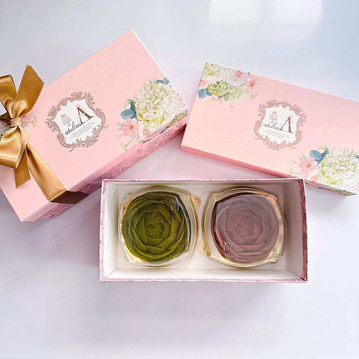 おはぎ モダンOHAGI 2個入2セット 和菓子 お花 可愛い お菓子 鹿児島県産 スイーツ デザー ...