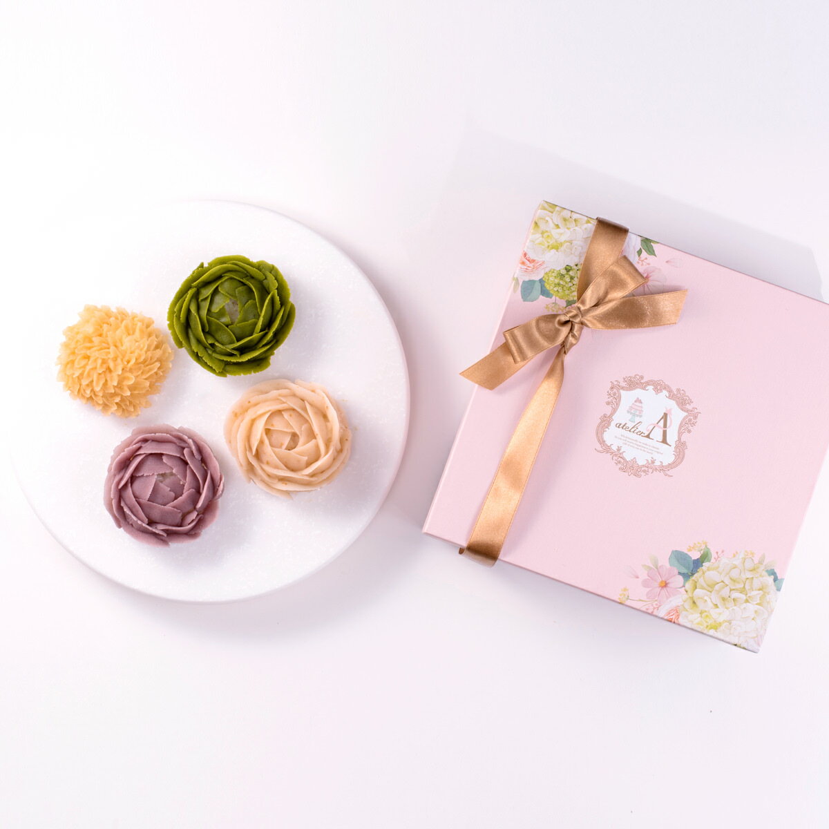 おはぎ モダンOHAGI 4個セット 和菓子 お花 可愛い お菓子 鹿児島県産 スイーツ デザート  ...