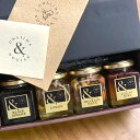 はちみつ &HONEY 4種のギフトセット ハニーナッツ 詰め合わせ 蜂蜜 ナッツ はちみつ漬け はちみつレモン 食べ比べ