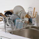 水切りラック スライドタイプ 台所用品 水切りかご ステンレス グラスホルダー 箸立て キッチンスタンド モイストレイ 吸水 収納 新潟県 三条【沖縄県・離島 ...