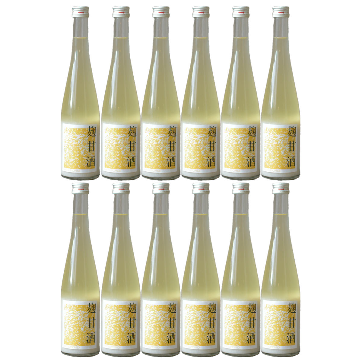 産直お取り寄せNセレクトのはつもみぢ 麹甘酒 12本 詰め合わせ 甘酒 米麹 無添加 こうじ甘酒 お取り寄せ あまざけ 無加糖 米こうじ 山口県産 山田錦使用｜アングル2