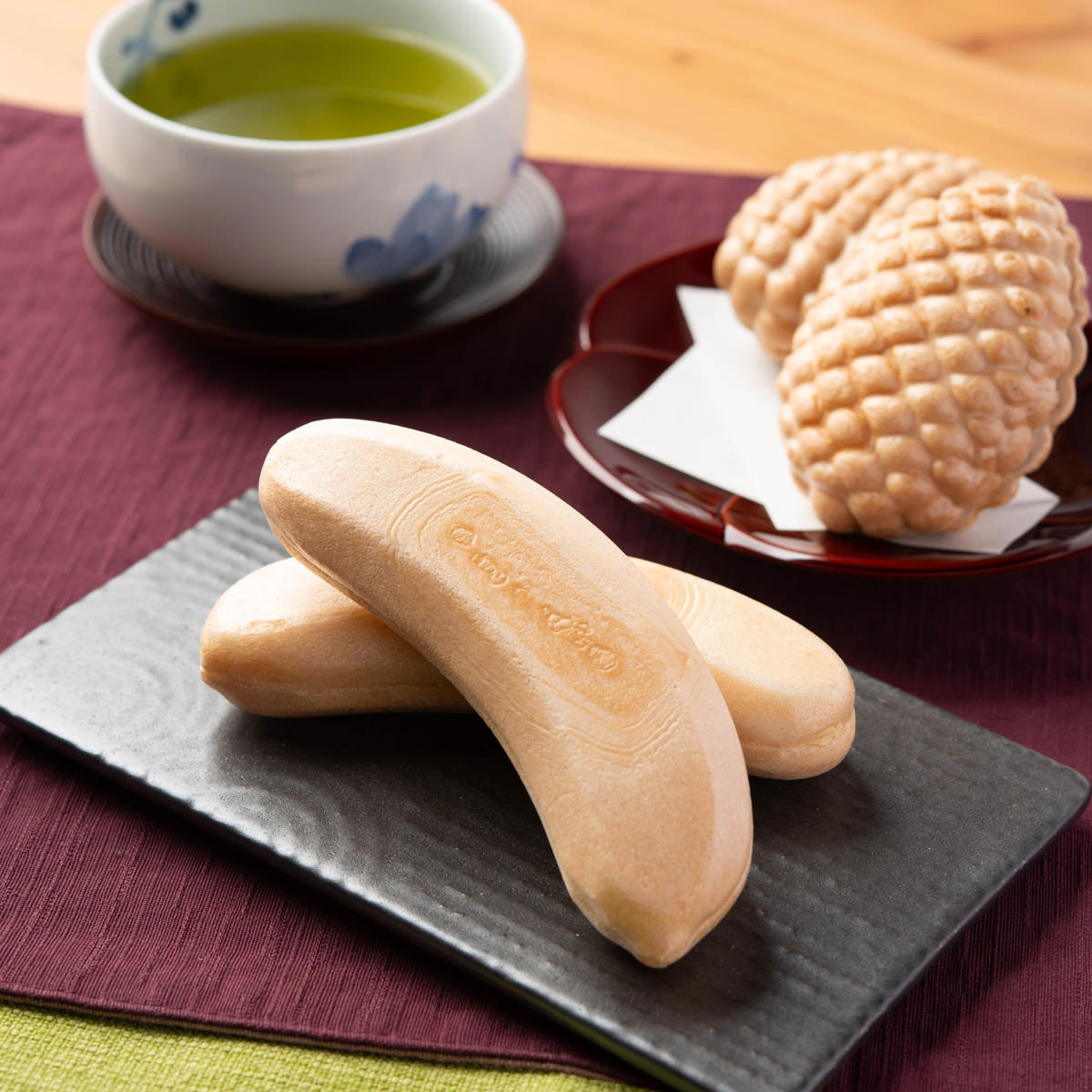 ふくやのバナナ 松頭最中 2種 詰め合わせ 和菓子 もなか お取り寄せ 青森 和スイーツ 白あん バナナ風味 あずき入り お菓子 おやつ お茶請け