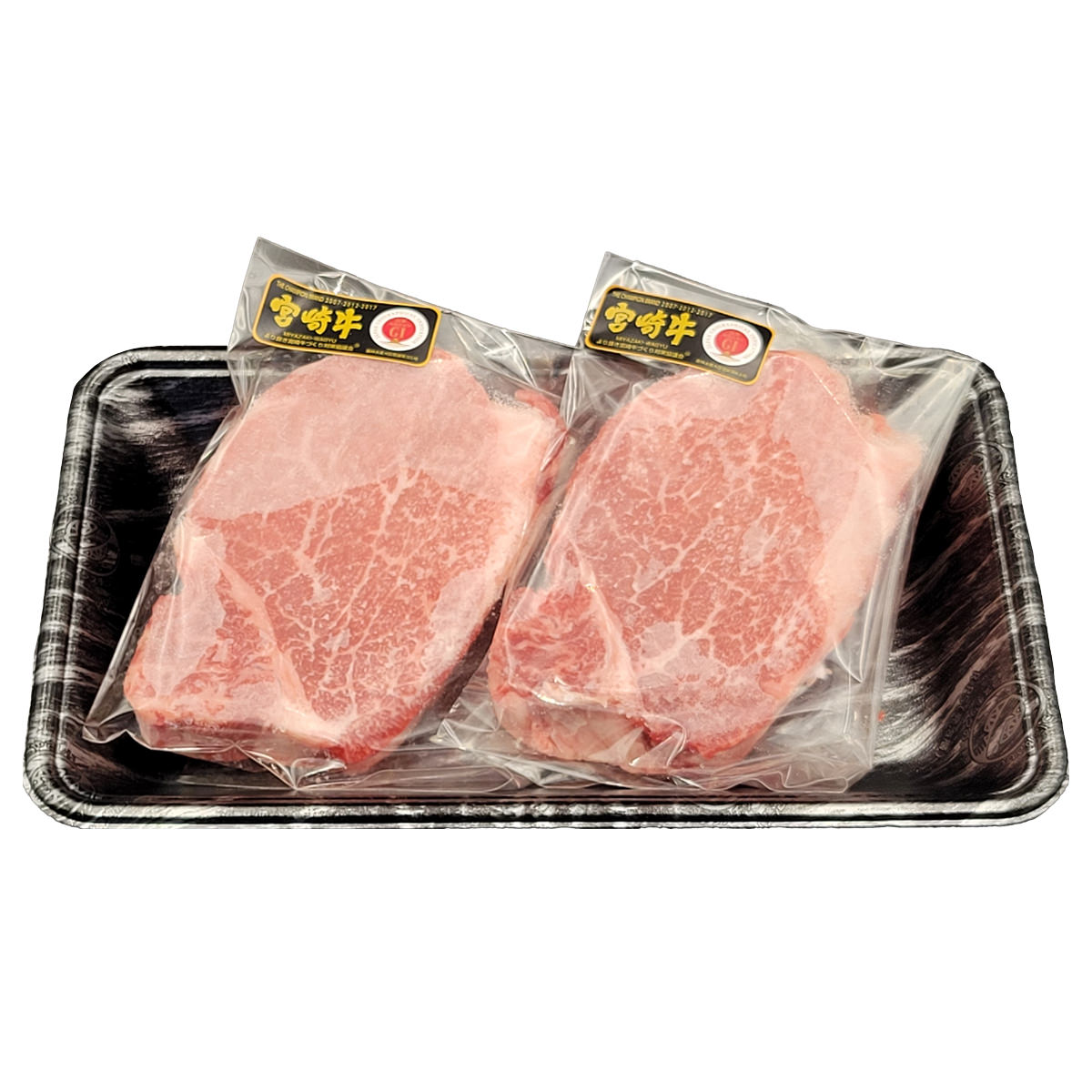 宮崎牛 シャトーブリアン ステーキ 2枚 牛肉 冷凍 ステーキ肉 お取り寄せ 牛ステーキ肉 国産 黒毛和牛 ヒレ 希少部位 黒毛和種 ブランド牛 nipponselect-10196248 産直お取り寄せNセレクト サンプル画像2