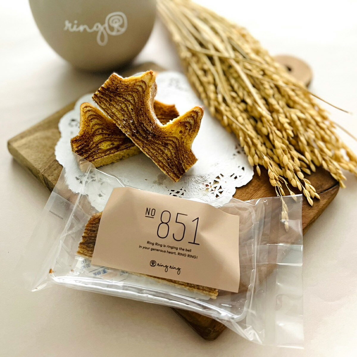 米粉 ハード バームクーヘン ごぼう 24個入 スイーツ 個包装 バウムクーヘン お取り寄せ 洋菓子 グルテンフリー 北海道産米粉使用