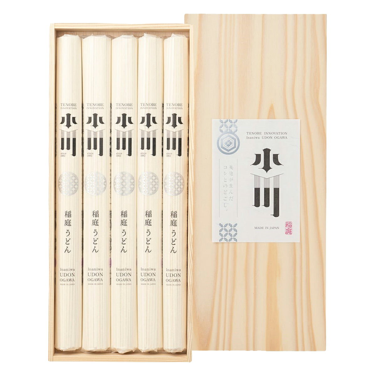 産直お取り寄せNセレクトの秋田 稲庭うどん 36cm 5束 秋田杉 木箱入 うどん 乾麺 手延べうどん お取り寄せ 秋田名物 いなにわうどん 乾めん 手のべうどん 無添加 油不使用 饂飩【沖縄県・離島 配送不可】｜アングル2