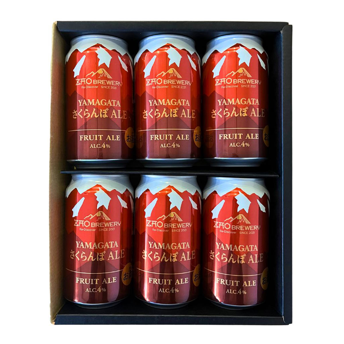 ■エントリーでポイント5倍■ 蔵王 クラフトビール YAMAGATAさくらんぼALE 6缶 発泡酒 アルコール飲料 地ビール ALE フルーツエール ご当地ビール お取り寄せ 山形【沖縄県・離島 配送不可】