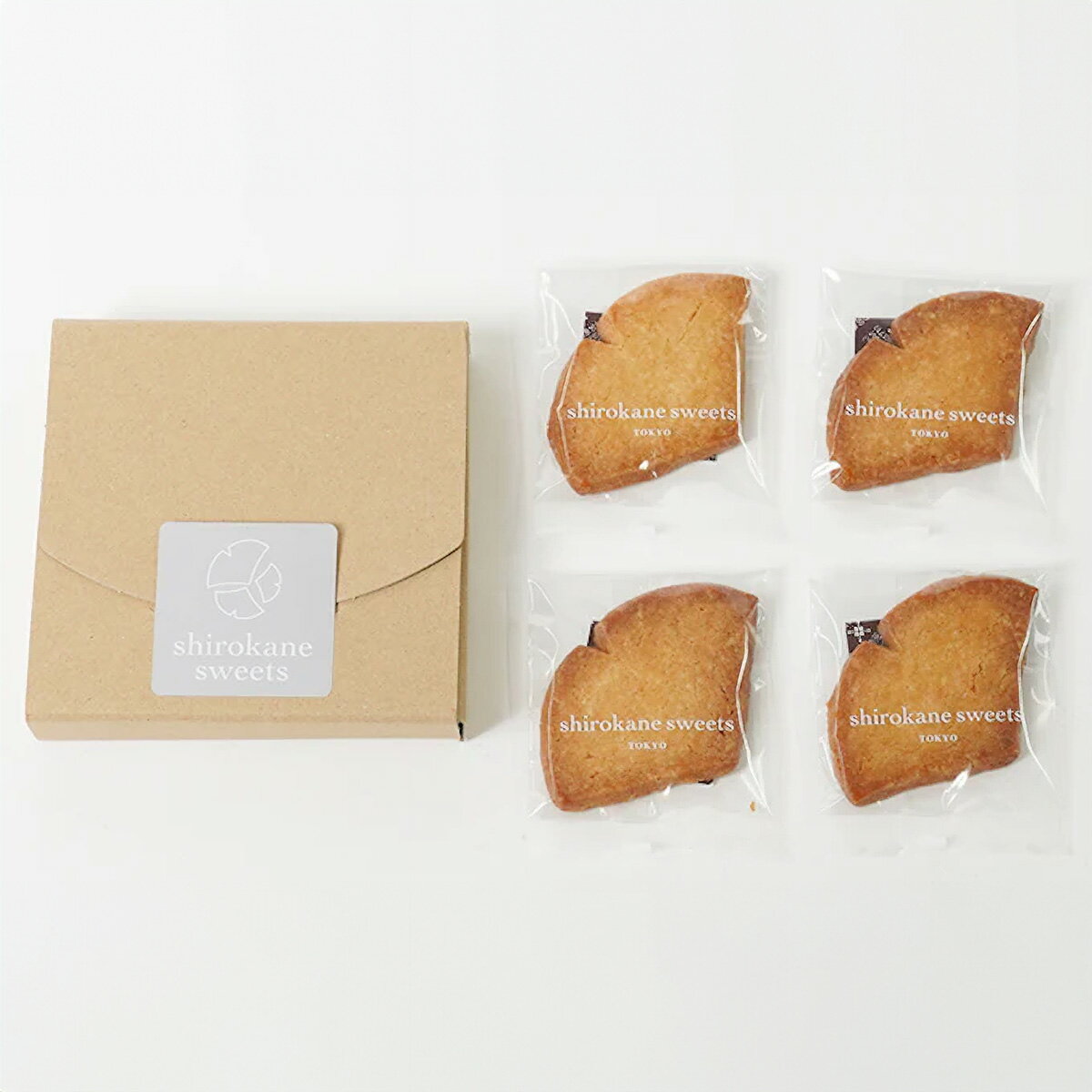 白金プラチナサブレ 4個 スイーツ 個包装 焼き菓子 おやつ 洋菓子 お茶請け ポスト投函便 2