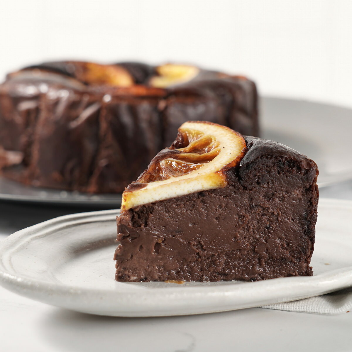 白金バスクチーズケーキ ショコラオレンジ 4号 スイーツ 冷凍 チーズケーキ デザート 洋菓子