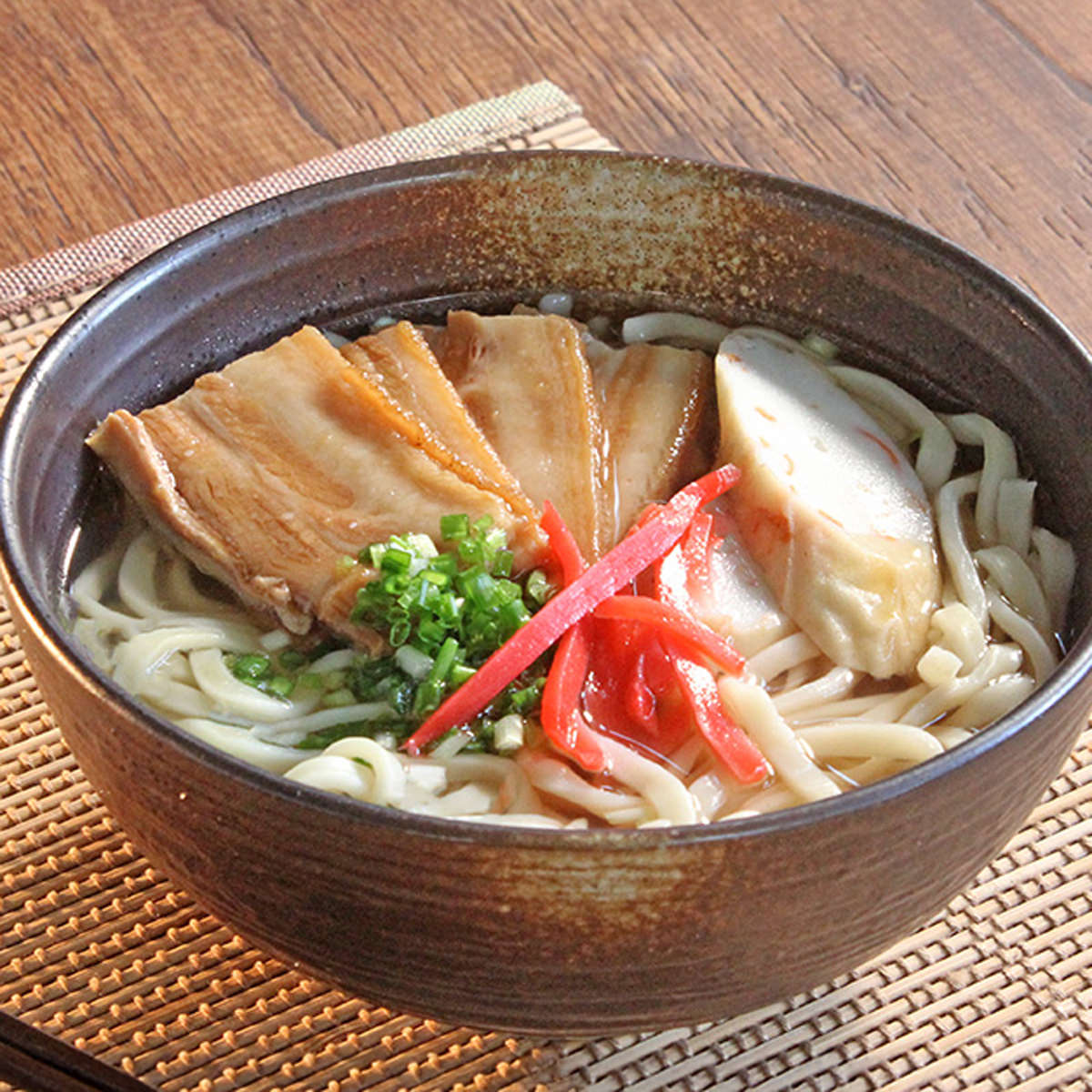 沖縄 津田食品 肉を味わう 沖縄そば 食べ比べ ギフトセット 3種入 そばだし付き ソ...