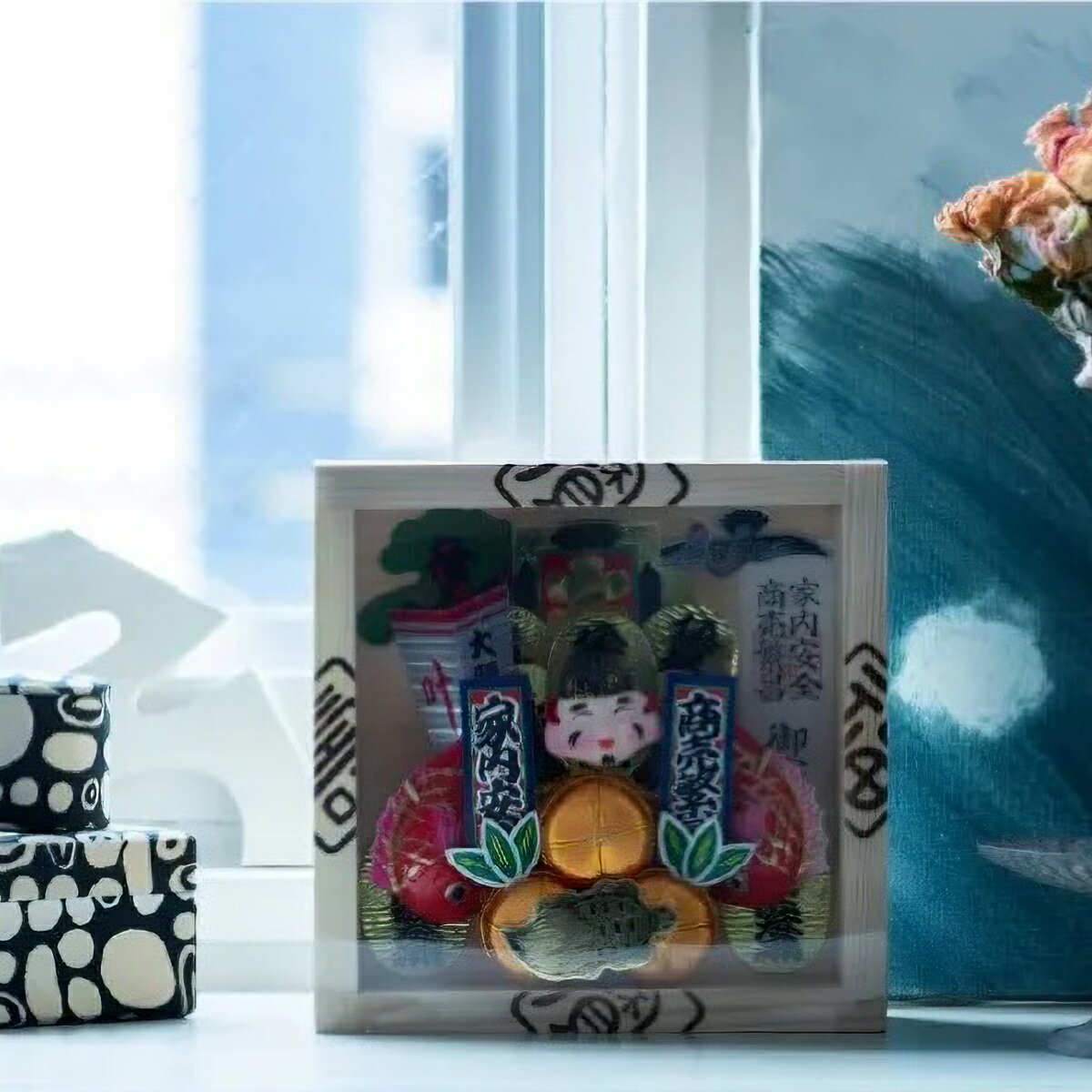 兵庫 エビスシマダ 福升 縁起飾り ギフト 福升飾り 縁起物 インテリア 置物 招福 飾り 福ます