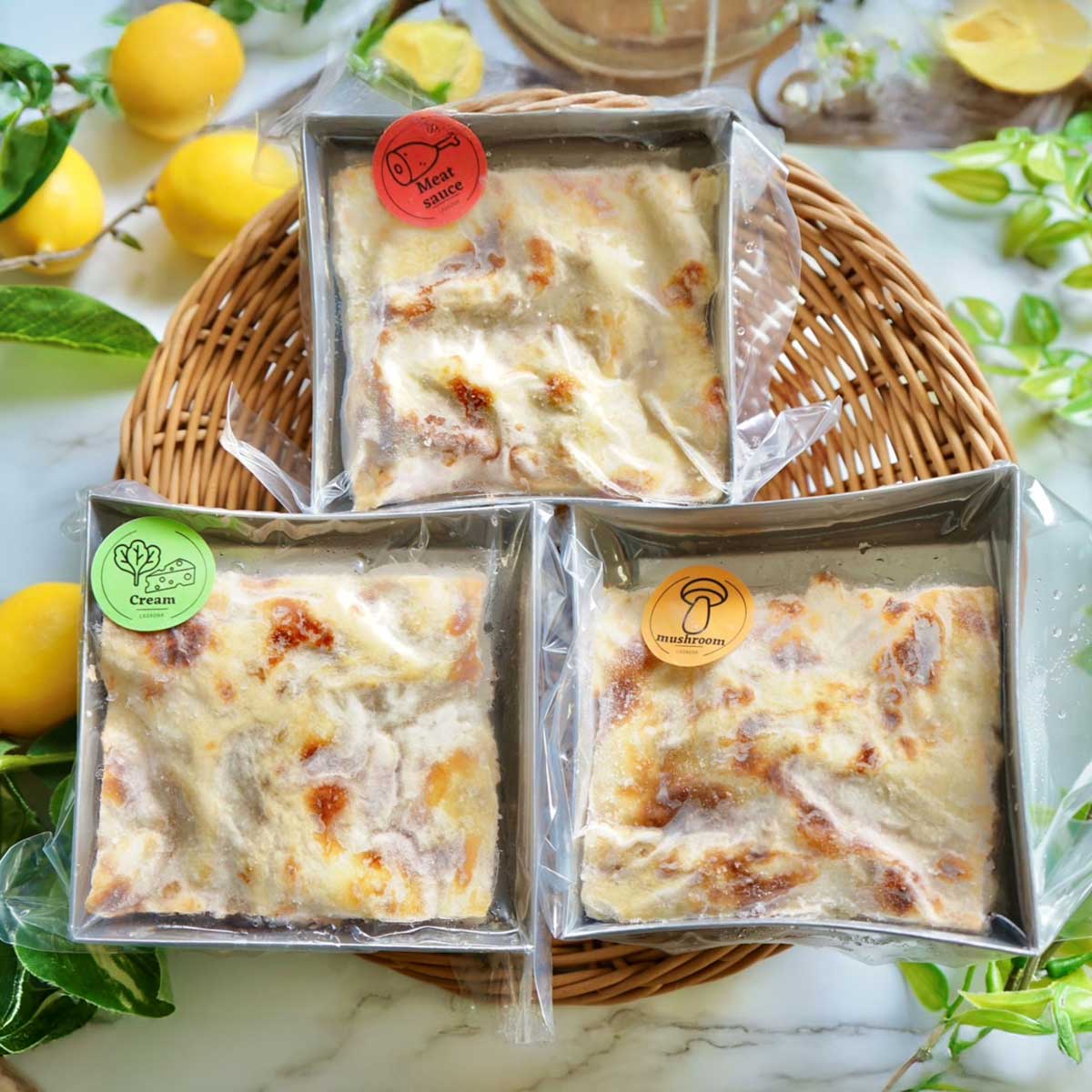 IBUCA ラザニア 詰め合わせ 食べ比べセット 3種入 洋惣菜 冷凍 パスタ イタリアン レンチン 温めるだけ