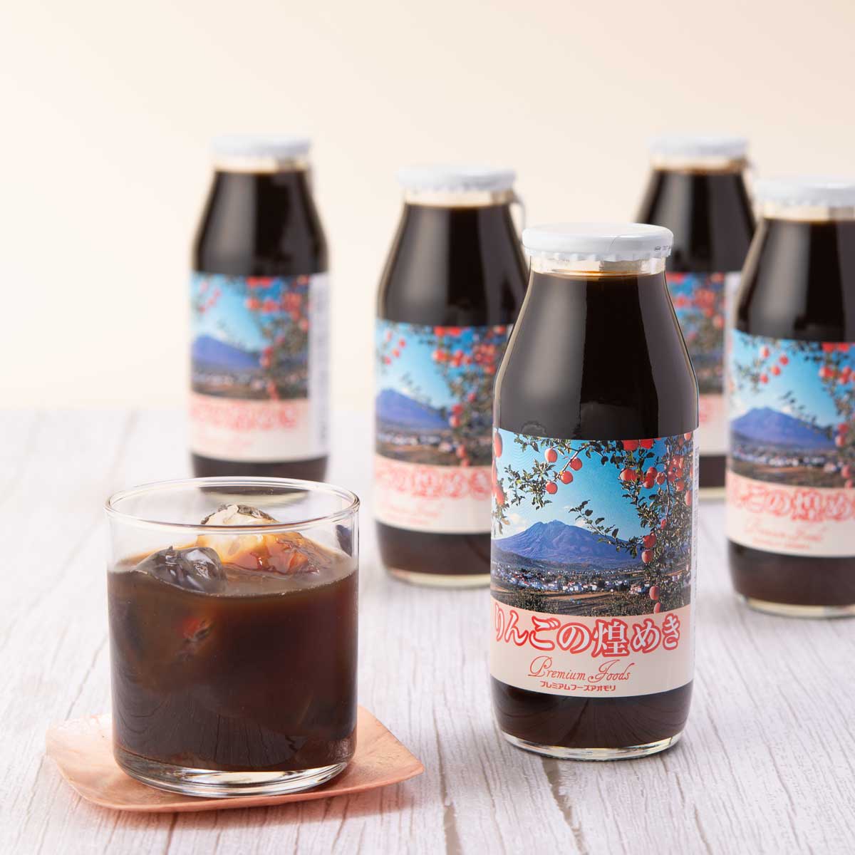 プレミアムフーズ青森 りんごジュース りんごの煌めき 飲みきりサイズ ...(4)