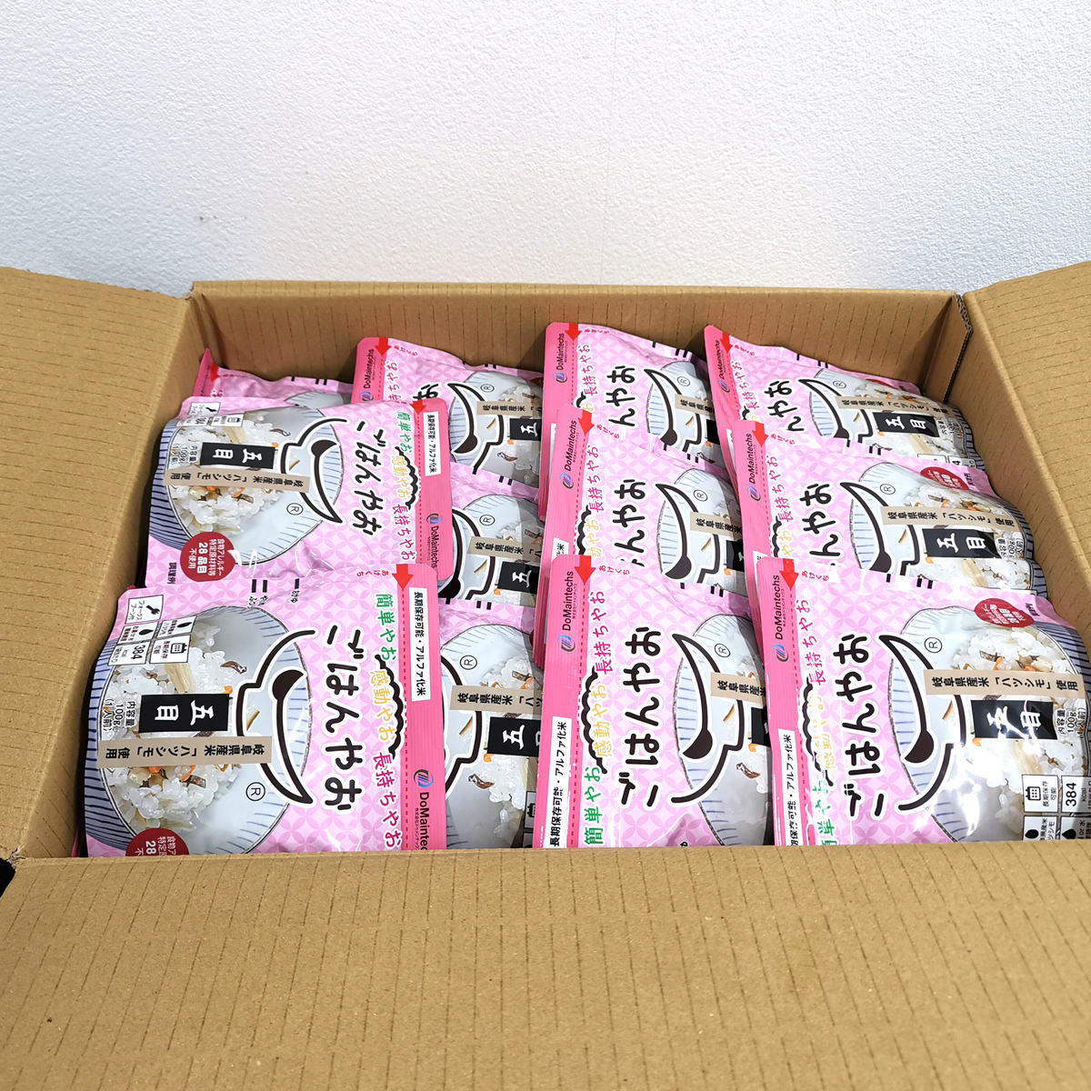 ごはんやお 岐阜県産 ハツシモ アルファ化米 五目ご飯 50食 保存食 非常食 防災 備...