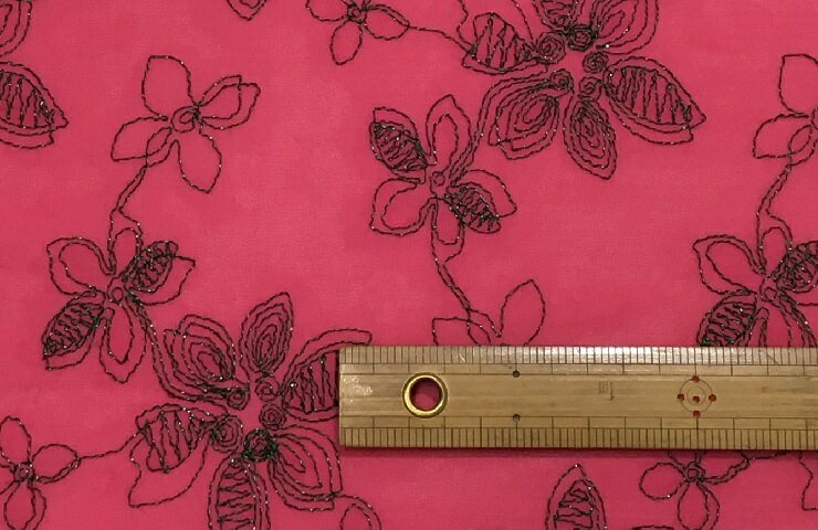 マルチエンブ刺しゅう【無地 ポリエステル 112cm巾 生地 布】