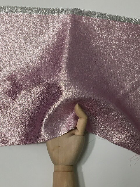 ラメシャンブレー　ピンク【105巾 キラキラ】 3